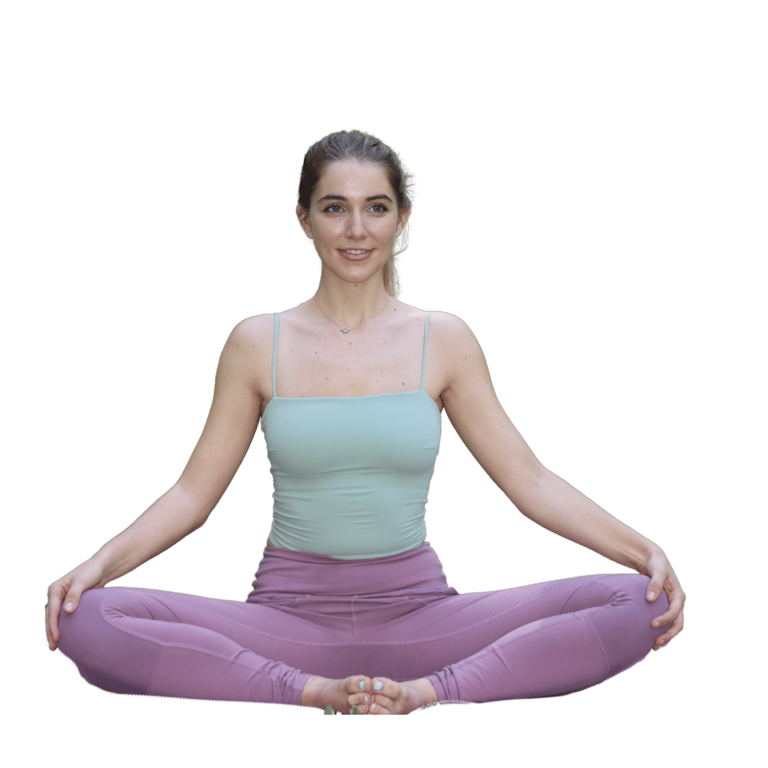 Woman Yoga Sitting